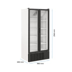 Frigola SDS 1010 DC 2 YF 842L Double Door Display Cooler