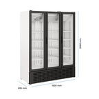 Frigola SDS 1510 DC 3 YF 1227L Triple Door Display Cooler