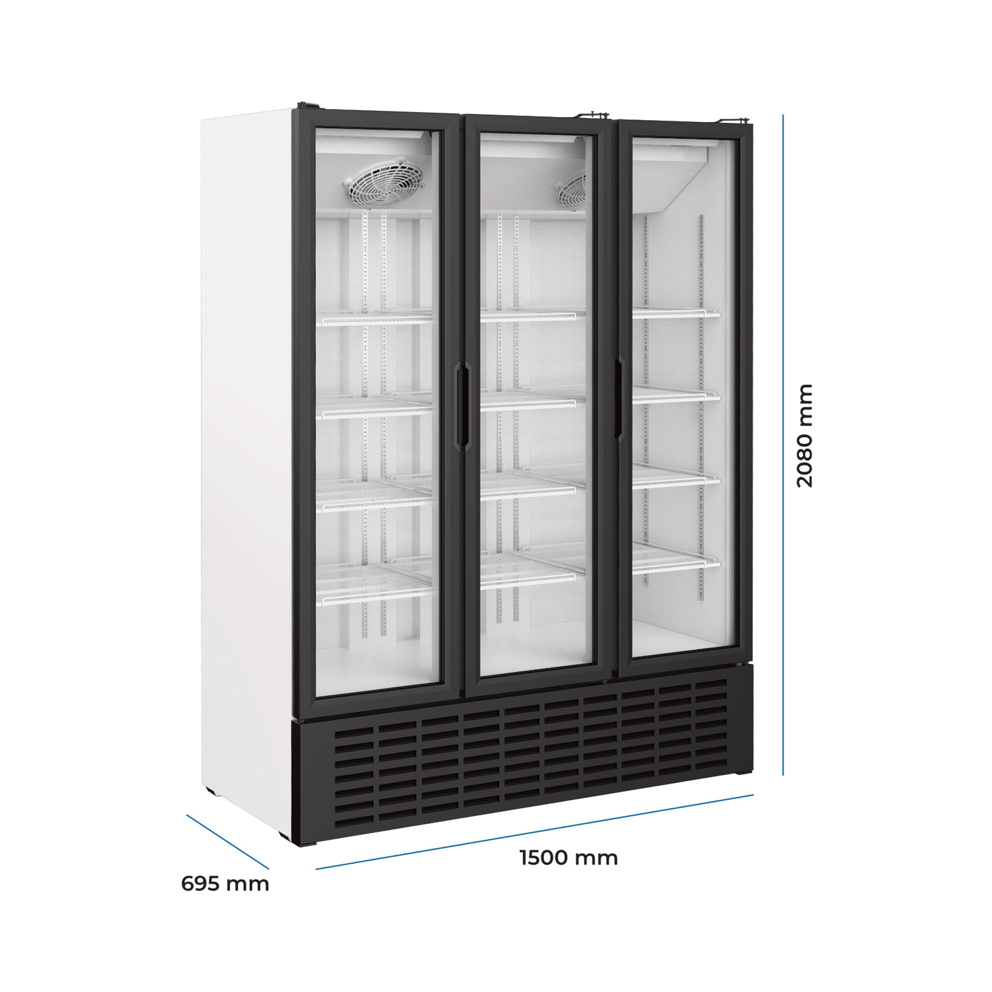 Frigola SDS 1510 DC 3 YF 1227L Triple Door Display Cooler