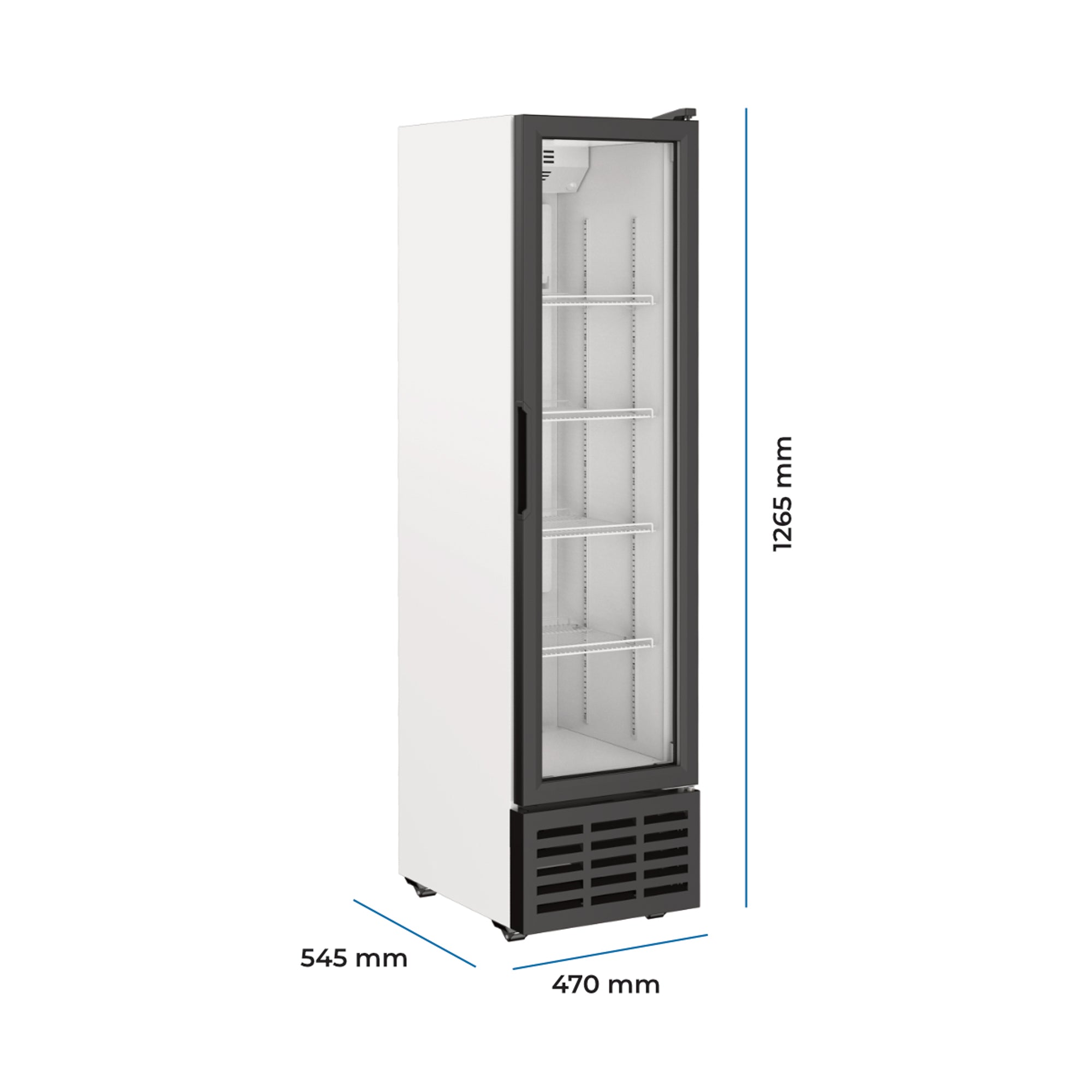 Frigola SDS 265 DC 1 YF 250L Single Door Display Cooler