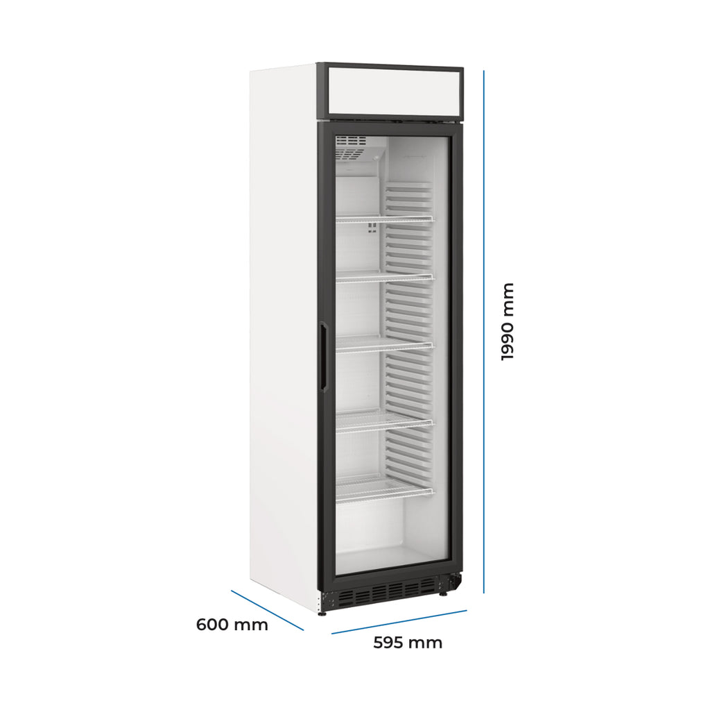 Frigola SDS 385 DC 1 CF 352L Single Door Display Cooler with Lightbox