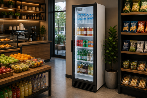 Frigola SD 1470F 2190L Triple Door Display Cooler