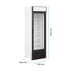 Frigola SDS 510 DC 1 CF 526L Single Door Display Cooler with Lightbox