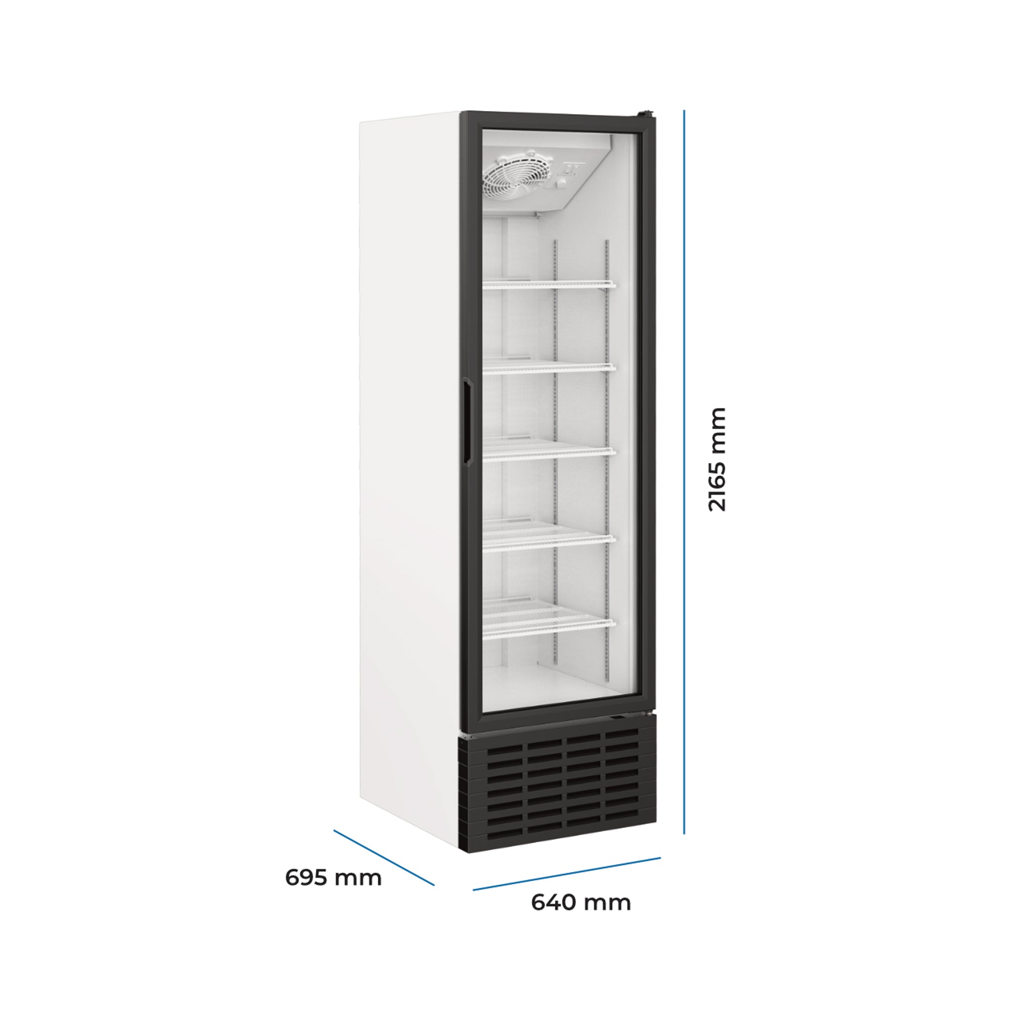 Frigola SDS 510 DC 1 YF 526L Single Door Display Cooler