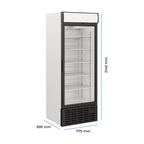 Frigola SDS 710 DC 1 CF UZ 707L Single Door Display Cooler with Lightbox
