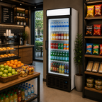 Frigola SDS 710 DC 1 CF UZ 707L Single Door Display Cooler with Lightbox
