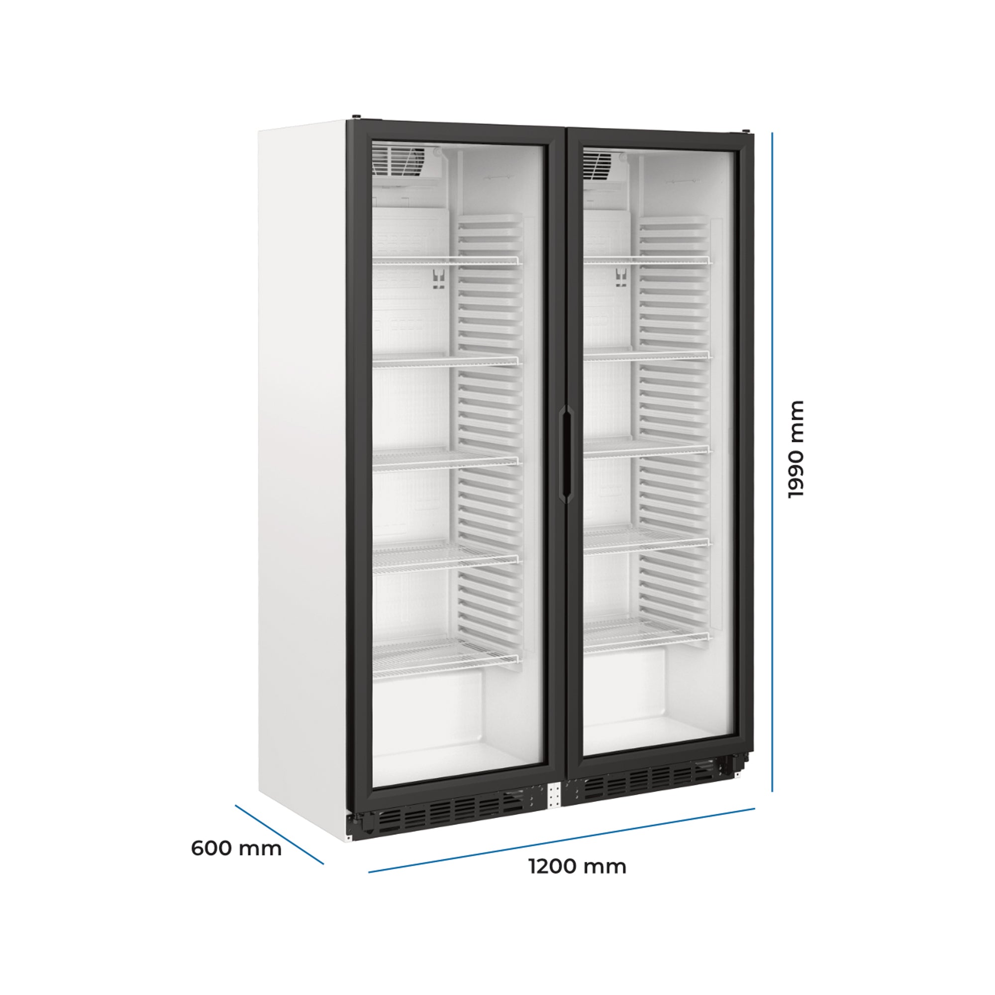 Frigola SDS 770 DC 2 CF 705L Double Door Display Cooler